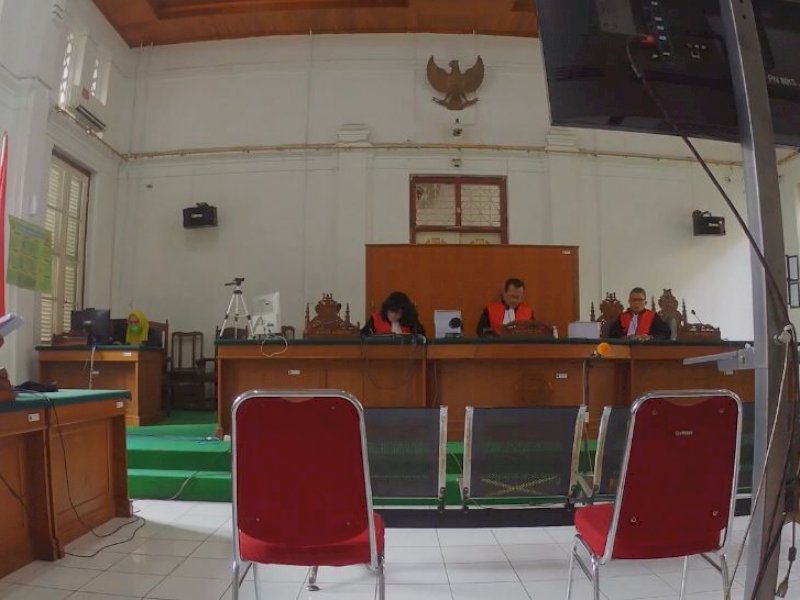 Sidang kasus dugaan kredit fiktif Banks Sulsebar Bulukumba. 