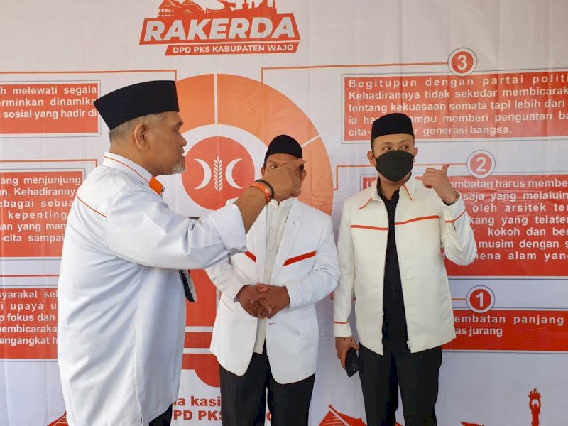 Rakerda PKS Wajo yang berlangsung Ahad kemarin di Sengkang.