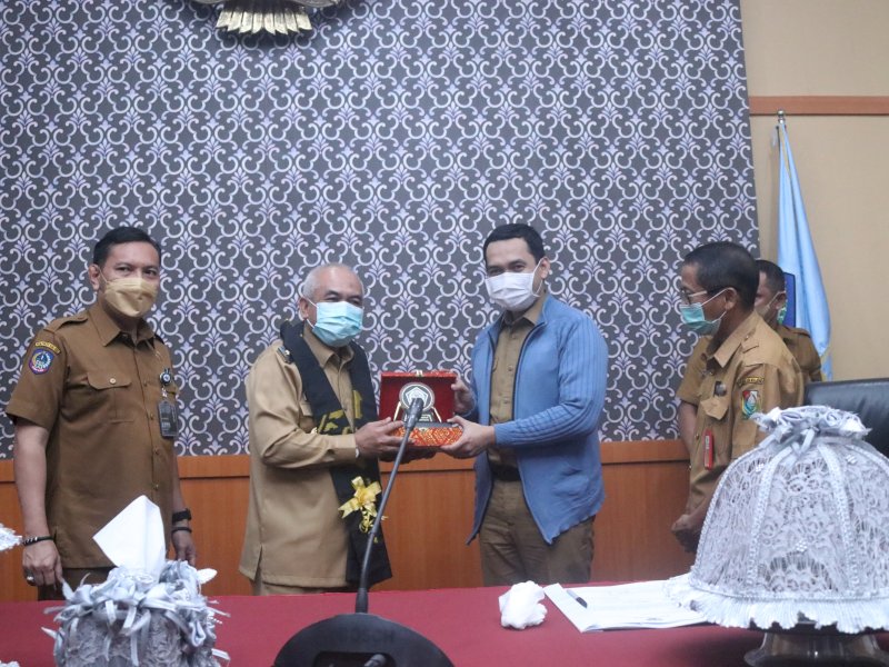 Pemkab Majene berkunjung ke Pemkab Bantaeng dalam rangka studi kaji. 