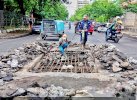 Plat Jalan Jebol di Ahmad Yani-Kajaolalido, Pengerjaan Kelar Lusa