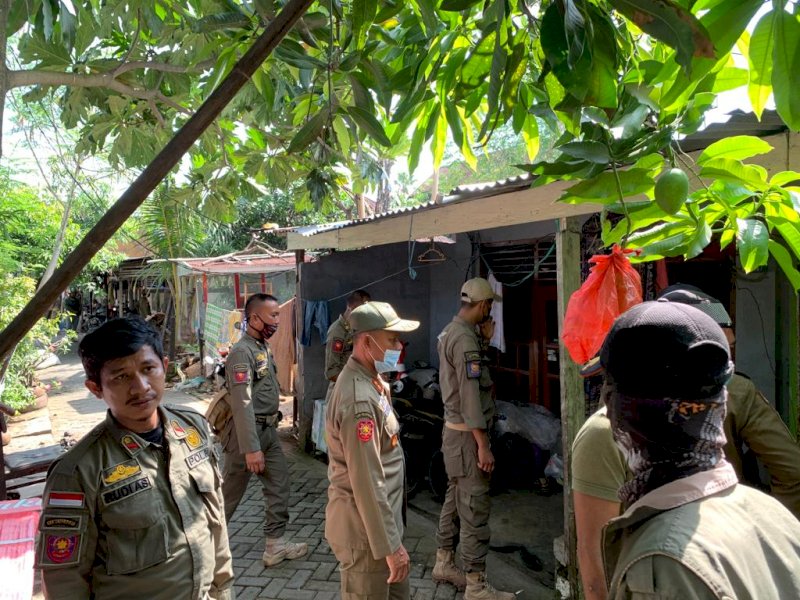 Satpol PP Sulsel menertibkan sejumlah rumah dinas.
