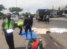 Tabrakan di Poros Tallasa City, Pengendara Motor Tewas Digilas Truk