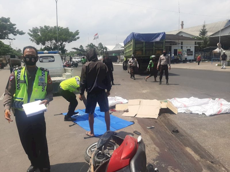Situasi usai lakalantas yang menewaskan satu orang di Tallasa City.