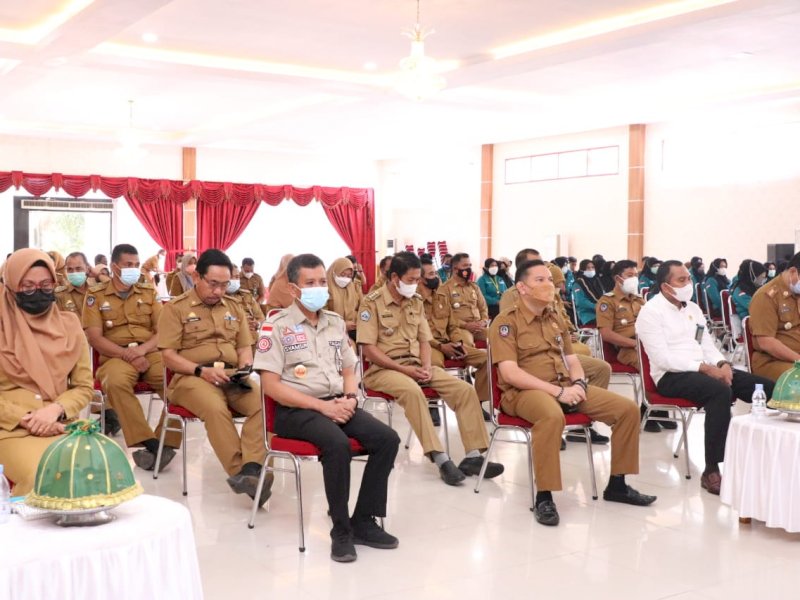Pengukuhan pengurus Forum Koordukcapil Kabupaten Bantaeng, Selasa (26/10/2021). 
