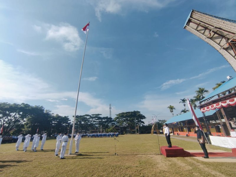 Peringatan Hari Sumpah Pemuda di Toraja Utara, Kamis (28/10/2021).