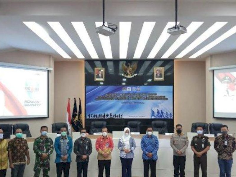 Rakor penanganan pengungsi dan pencari suaka di Indonesia, Kamis (28/10/2021).&nbsp;