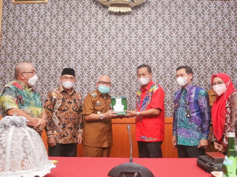 Rombongan SLRT se-Kalimantan berkunjung ke Bantaeng, Selasa (16/1/2021).