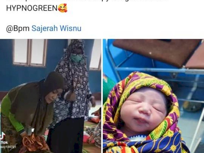 Bayi yang dilahirkan dengan inovasi hypnogreen.