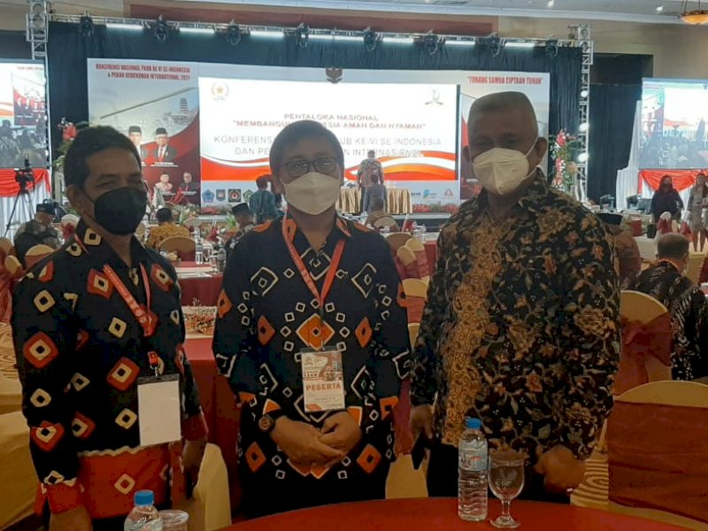 Wakil Bupati Luwu Utara, Suaib Mansur menghadiri acara konferensi FKUB di Manado.