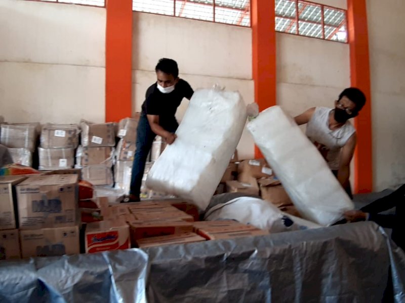 Logistik yang siap disalurkan ke Tator.