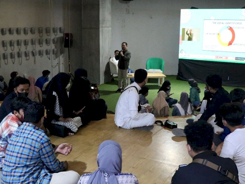 Suasana workshop Kalla Youth Fest (KYF) 2021. (Foto: Nurjannah)