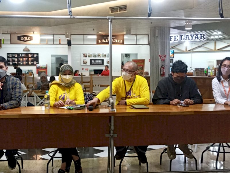 Manajemen MaRI memberikan keterangan pers terkait hari jadi ke-21. (Foto: Nurjannah)