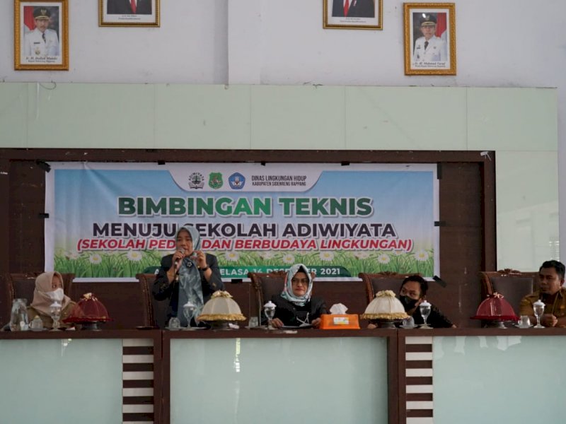 Bimtek menuju sekolah Adiwiyata. (Foto: Ist)