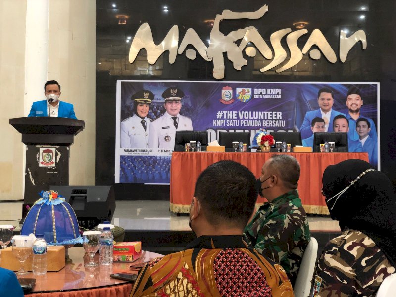 KNPI Kota Makassar melaksanakan kegiatan orientasi di Baruga Angin Mammiri, Sabtu 18 Desember 2021.