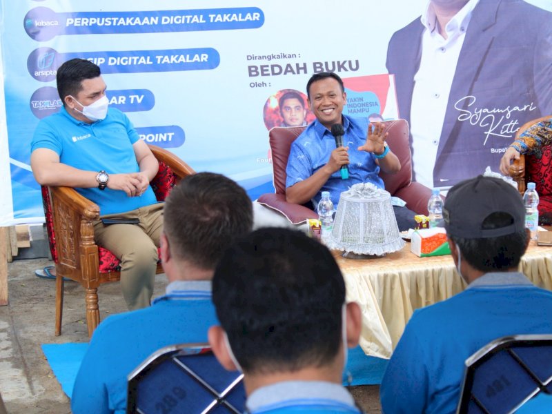 Bupati Takalar Syamsari Kitta meluncurkan program berbasis digital.
