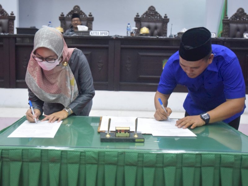 Penandatanganan Perda Perlindungan Disabilitas oleh Pemkab Lutra.