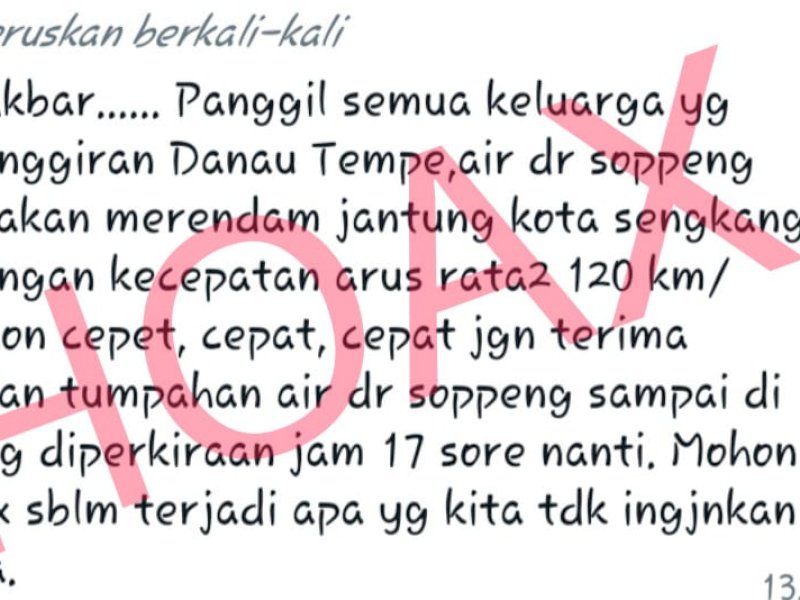 Pesan dan informasi yang tak bisa dipertanggungjawabkan bertebaran di medsos. (Foto: Ist)