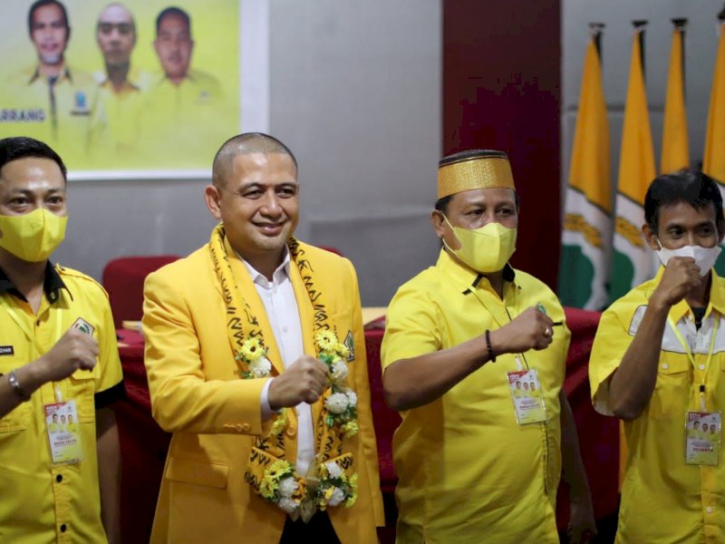 Pelantikan pengurus Partai Golkar Makassar. (Foto: Ist)