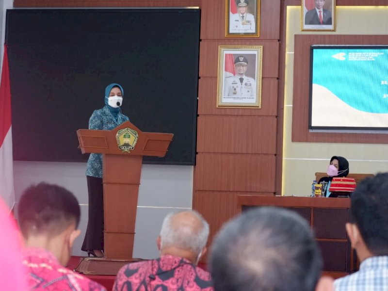 Ketua TP PKK Kabupaten Gowa, Priska Paramita Adnan. (Foto: Ist)