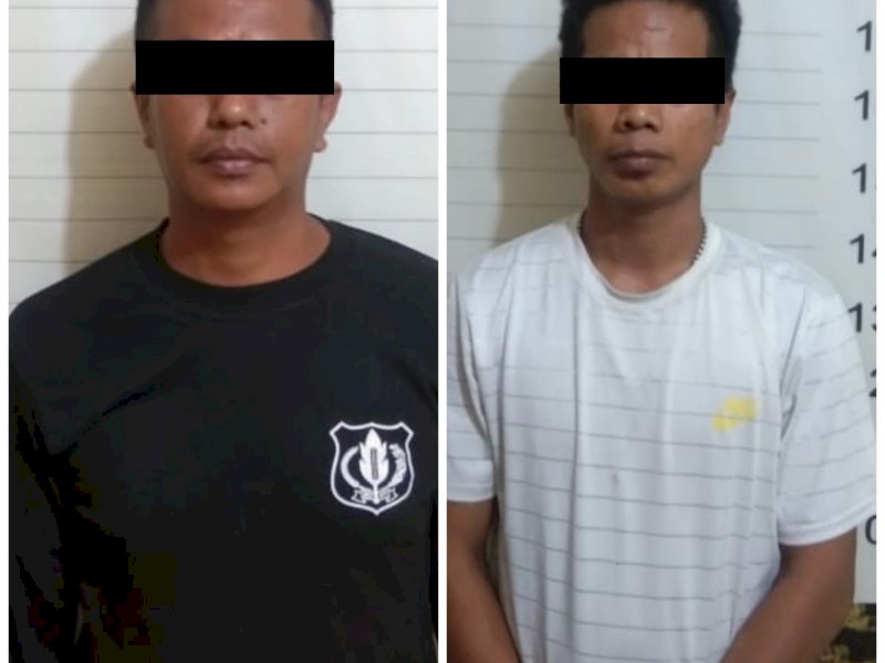 Dua terduga pelaku diamankan Polsek Mamajang setelah menghajar teman sendiri.