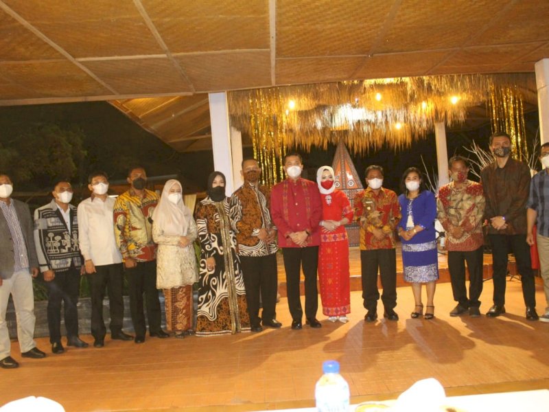 Acara pisah sambut Kapolres Toraja Utara di Hotel Misiliana, Jumat (11/2/2022).