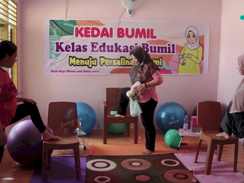 Kedai Bumil, inovasi yang diperkenalkan untuk ibu hamil di Lutra.