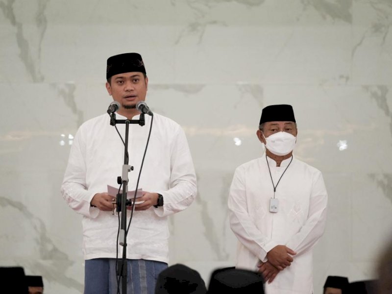 Pasangan Bupati Gowa Adnan Purichta Ichsan dan Wakil Bupati Gowa Abd Rauf Malaganni.