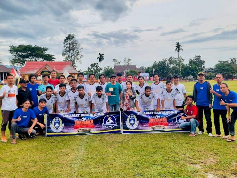 Peserta turnamen Padang Biru Cup 1.