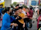 Mahasiswa Makassar yang Keroyok Polisi Saat Unjuk Rasa Anarkis Ditangkap 