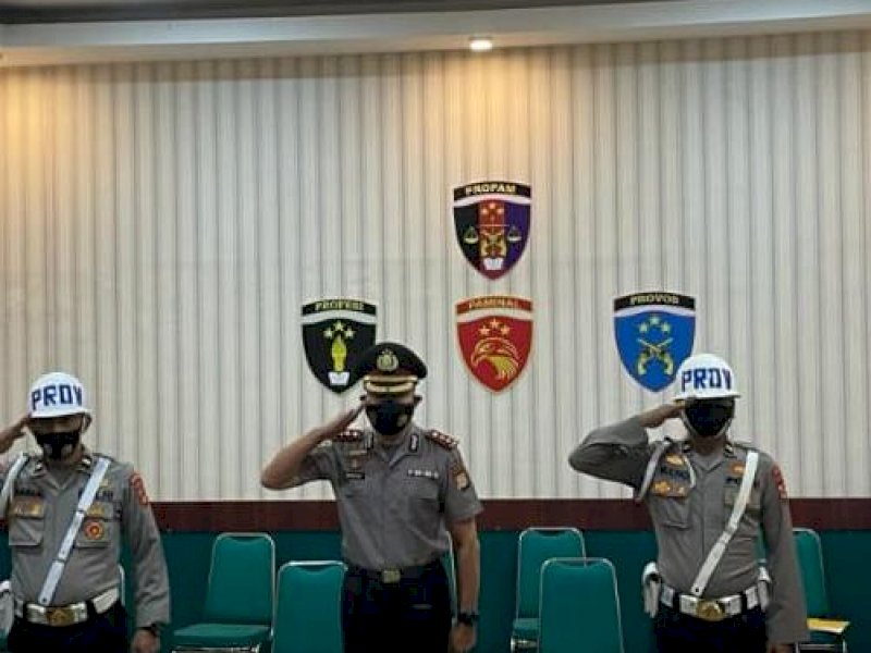 Sidang pemecatan AKBP Mustari siang tadi di Polda Sulsel. 