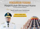 Besok, Sudirman Salat Zuhur Perdana di Masjid Kubah 99 Makassar