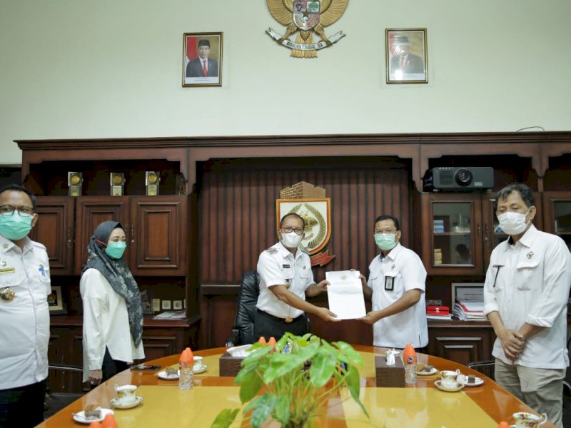 Fokus Raih WTP, Wali Kota Danny Bahas LKPD Bersama BPK RI Perwakilan Sulsel