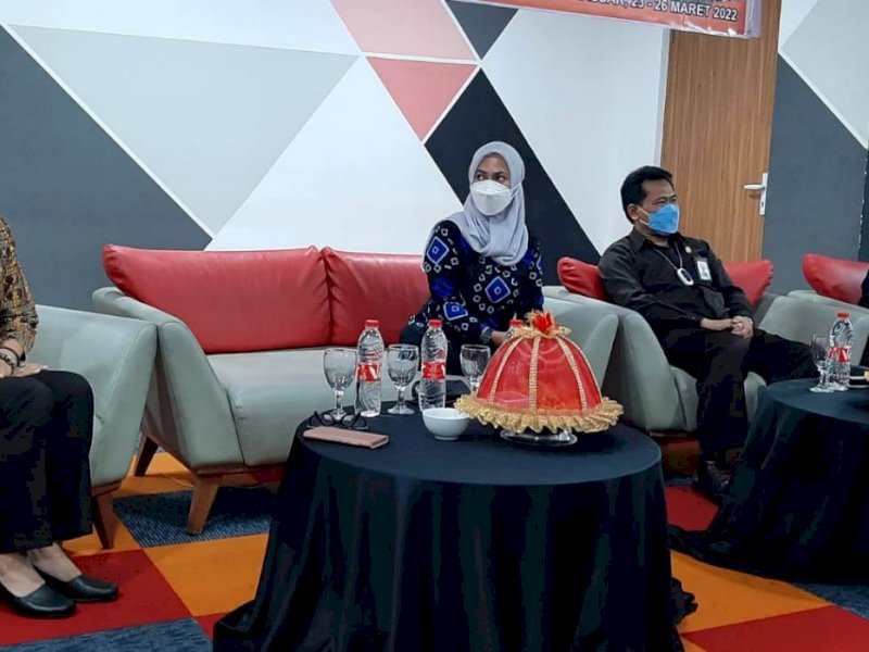 Bupati Lutra Indah Putri Indriani menghadiri Bimtek yang digelar selama 4 hari, 23 &ndash; 26 Maret 2022.