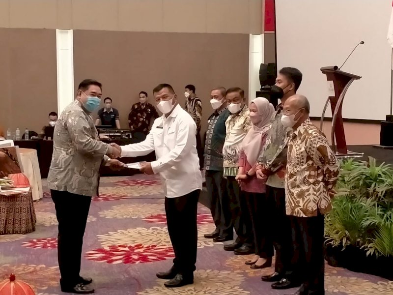 Bupati Bulukumba Muchtar Ali Yusuf menghadiri Forum Koordinasi dan Konsultasi Reformasi Birokrasi di Makassar. (Ist)