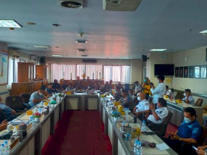 Dishub Makassar ikuti RDP di Komisi D DPRD Sulsel. (Ist)