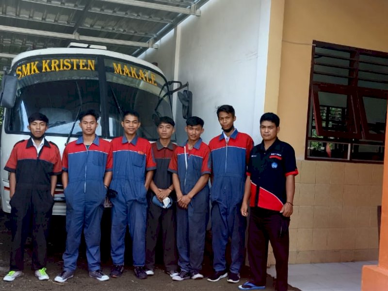 Siswa SMK Kristen Makale, Tana Toraja. (Ist)