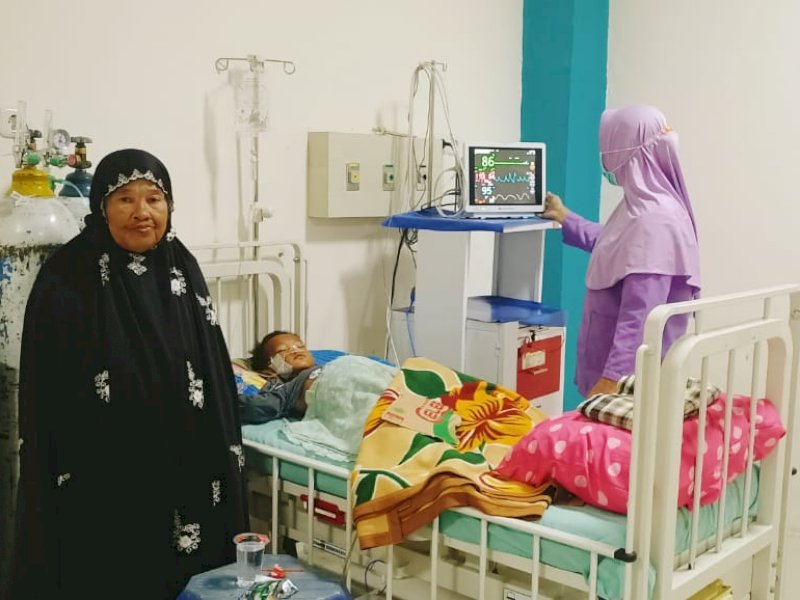 IL, bocah 5 tahun yang dirawat di   RS Labuang Baji, Makassar.