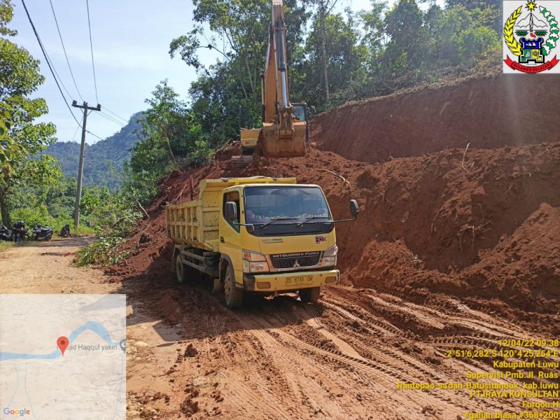 Ruas jalan Rantepao - Sa&rsquo;dan - Batusitanduk di Kabupaten Luwu memasuki tahap pengerjaan.