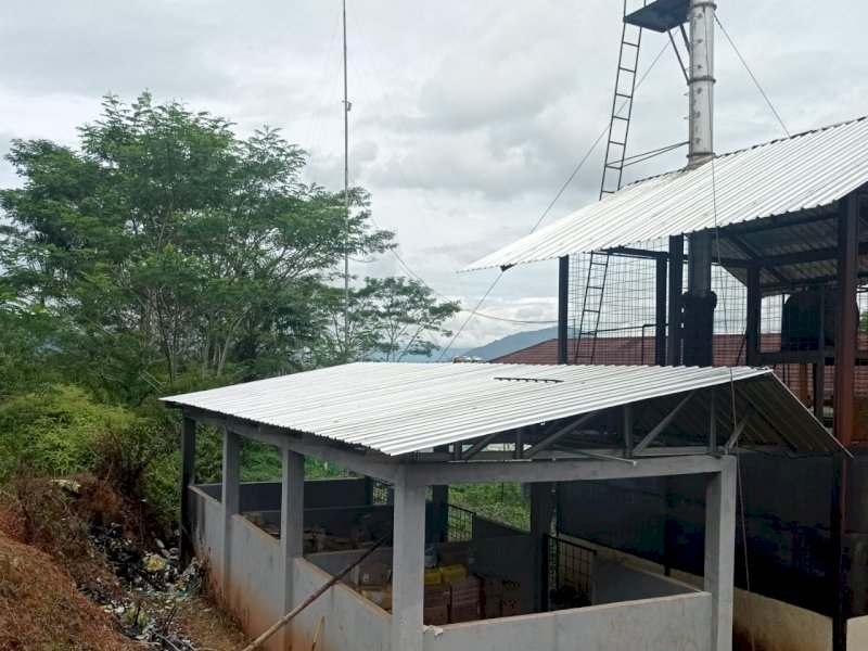IPAL RSUD Pongtiku yang rusak sejak beberapa bulan lalu. 