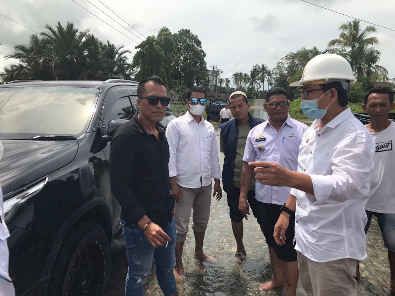 Wakil Bupati Luwu Utara Suaib Mansur mengunjungi Desa Benteng, Kecamatan Malangke, Rabu (11/05/2022) pagi