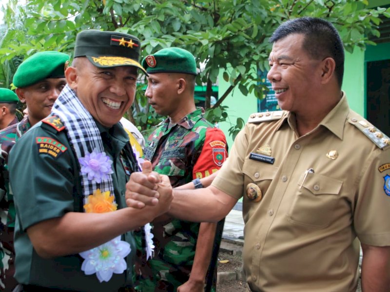 Pangdam XIV Hasanuddin, Mayor Jenderal TNI Andi Muhammad kunjungan kerja di Kabupaten Bulukumba, Jumat (27/5/2022).