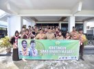 Pesan Wabup Suaib Lepas Kontingen Lutra Menuju Perkemahan UKBM 