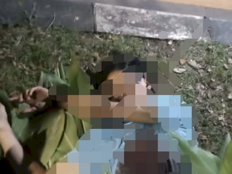 Pria korban pembunuhan ditemukan tergeletak dekat SPN  Batua Makassar. 