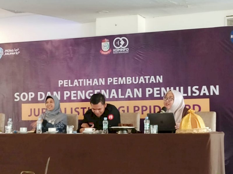 Dinas Komunikasi dan Informasi Pemkot Makassar menggelar kegiatan penguatan tata kelola komisi informasi di Hotel Four Point Makassar, Kamis (9/6/22).
