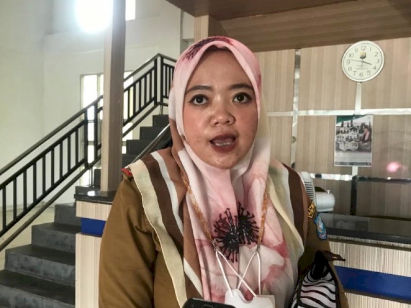 Sekretaris Dinas Pemberdayaan Masyarakat Desa (DPMD) Kab Bulukumba, Andi Ukhe Permatasari.