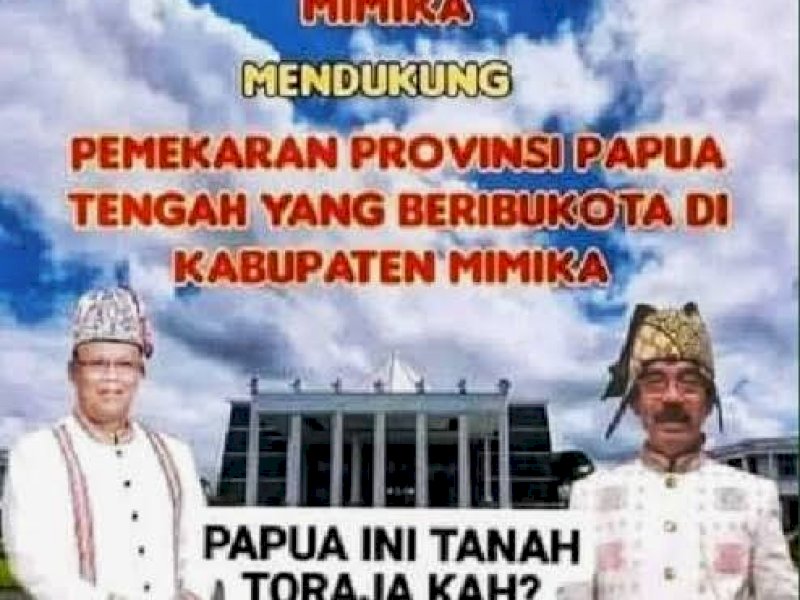 Spanduk dukungan Yusuf Rombe yang mengatasnamakan IKT menuai kecaman. 