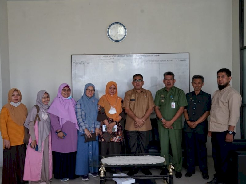 Pemkab Sidrap menerima kunjungan Unpar, di lantai ll Kantor Bupati Sidrap, Jumat (1/7/2022).