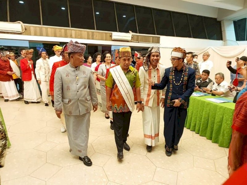 Ketua DPRD Makassar Rudianto Lallo menghadiri pelantikan pengurus Perhimpunan Masyarakat Toraja Indonesia (PMTI) wilayah Sulsel.