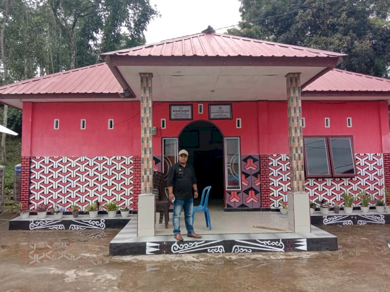 Kepala Lembang Baruppu' Parodo, Ristal Salombe memprioritaskan kebersihan wilayah. 