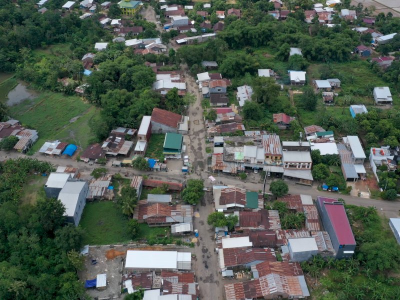 Ruas jalan Burungburung-Bilibili yang jadi prioritas tahun ini. 